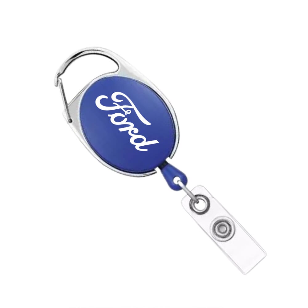 Retractable Clip for Id Card Holder - Blue Color